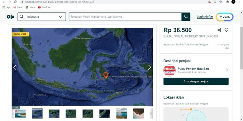 Pulau Indonesia Ini Dijual Online Harganya Murah USS Feed Pulau Indonesia Ini Dijual Online Harganya Murah USS Feed
