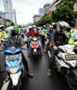 Operasi Zebra 2020 Juga Menyasar Pengendara Tak Bermaser! (KOMPAS.com/GARRY LOTULUNG)