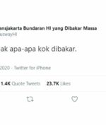 Halte Transjakarta HI yang Dibakar Kini Punya Akun Twitter Sendiri