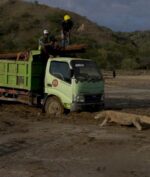 Komodo Hadang Truk Jadi Sorotan Jagat Maya, Ini Kisah Dibalik Fotonya yang Viral (Foto: Instagram @gregoriusafioma)