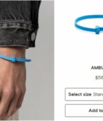 Aksesori Mirip Ikat Kabel Dirilis AMBUSH, Dibanderol Mulai dari Rp 5,5 Juta