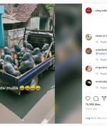 Pemudik Nekat Nyamar Jadi Gorilla Demi Mengakali Petugas Posko Penyekatan