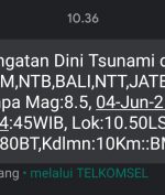 SMS Peringatan Tsunami, BMKG Ternyata Kesalahan Sistem!