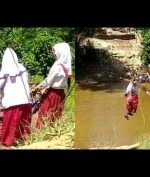Viral Siswa SD Seberangi Sungai dengan 'Flying Fox', KPAI Prihatin